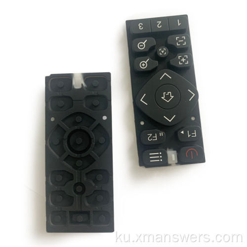 Buttonsên Keypadê Keypadê ya Remote ya SILICONE REMOTIVE